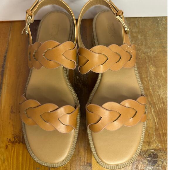 Nordstrom Rack Women’s Cork Wedge Summer Sandals – Tan – Size 9 – NWOB - Picture 3 of 9